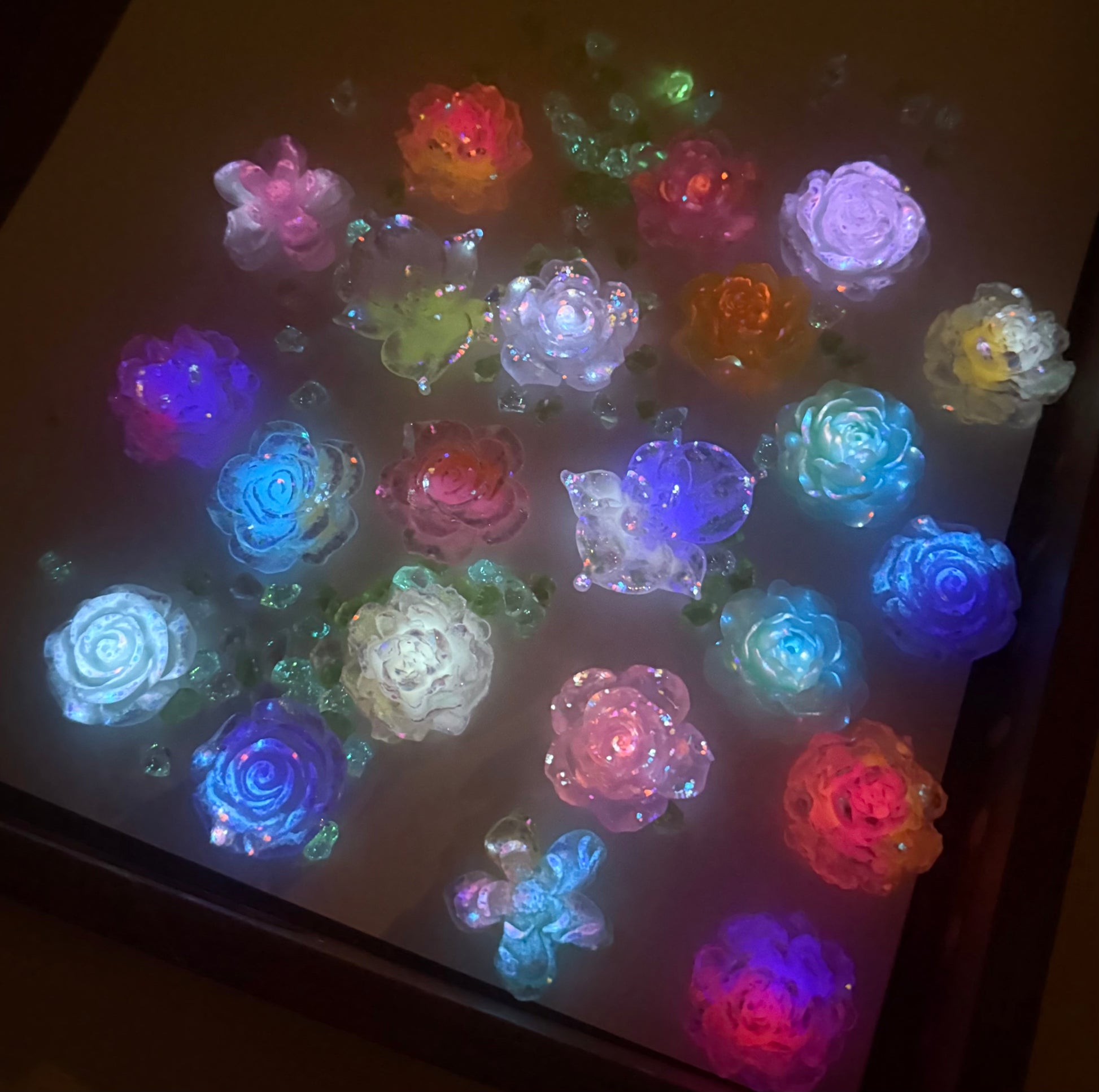 2026 The Season of the Year Flower DIY Charms – Make Your DIY Shine Day & Night! Cute Acrylic Decor for Parties, Gifts & Wristbands