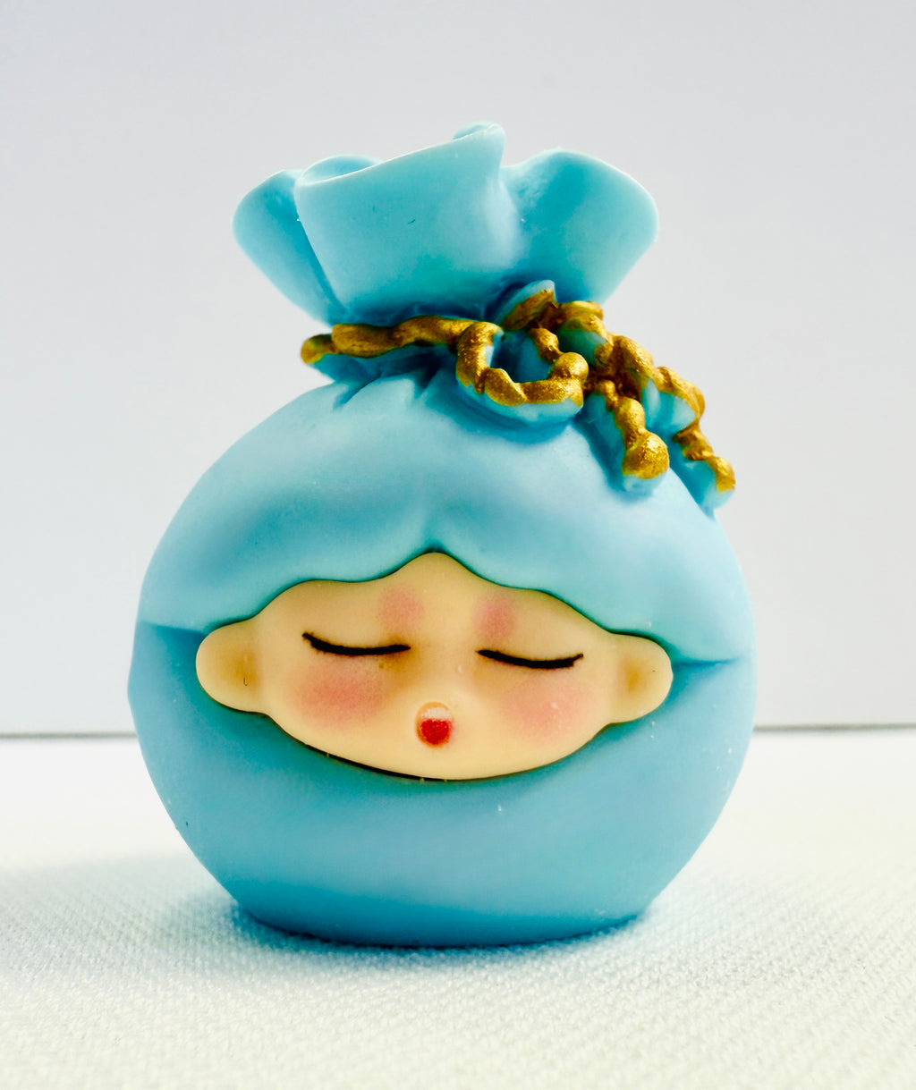 Glowin Resin Money Bag Kiki Figure Blessing Symbols Set 9 Pcs