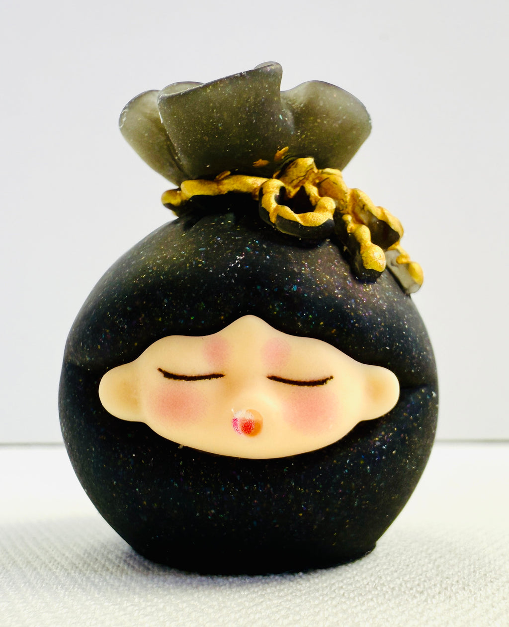 Glowin Resin Money Bag Kiki Figure Blessing Symbols Set 9 Pcs