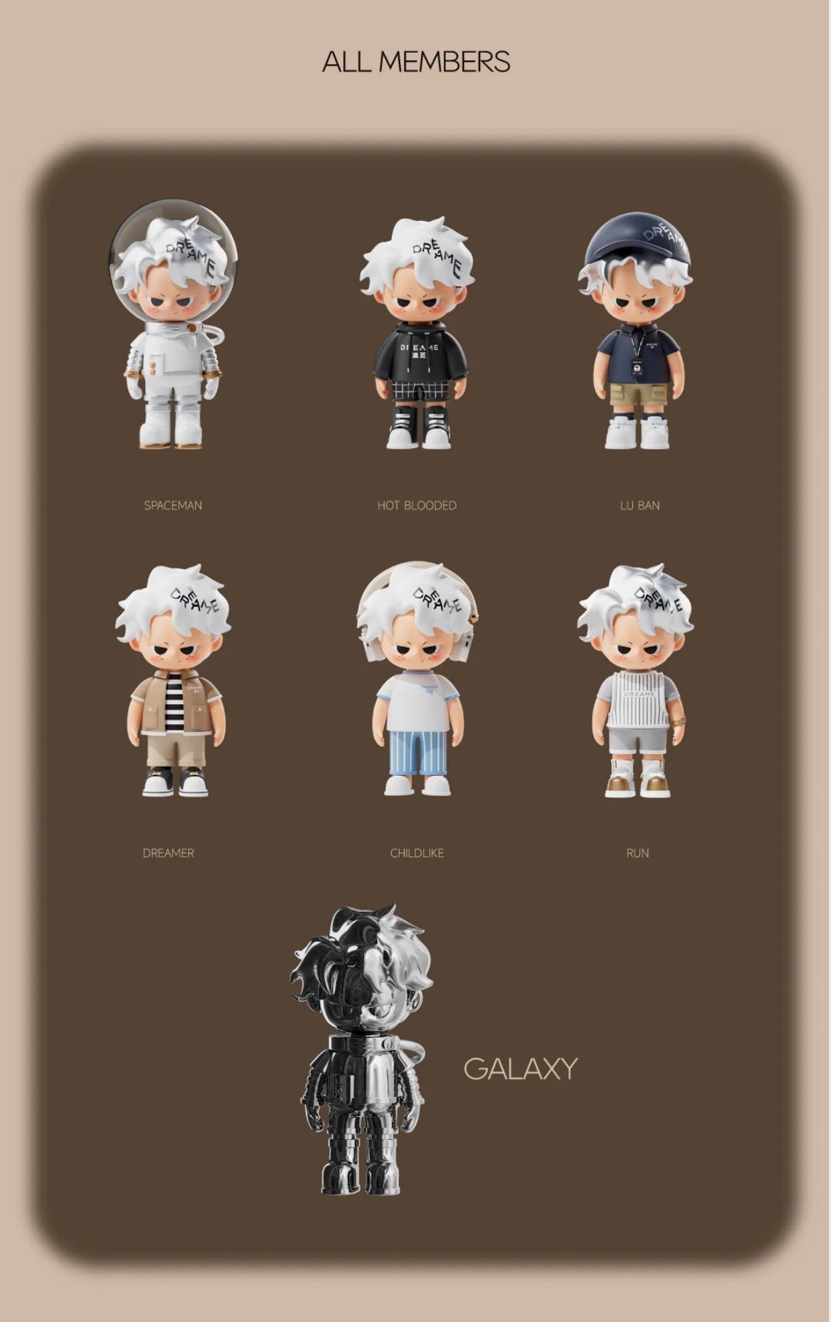 DREAM BOY BLIND BOXES- THE CLASSIC SERIES ACTION FIGURES