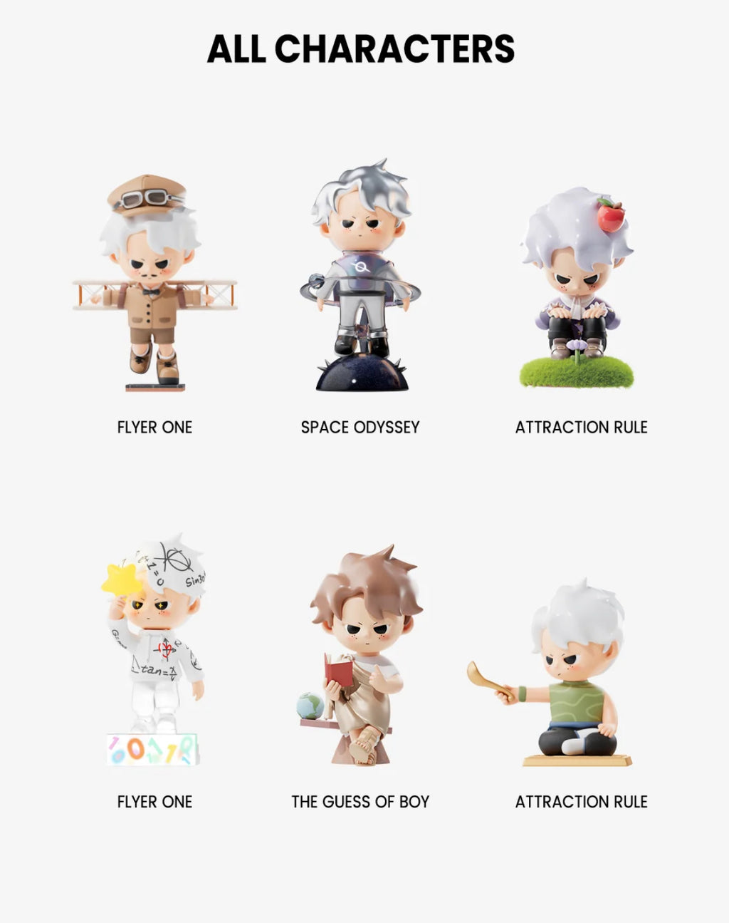 DREAM BOY BLIND BOXES- GREATNESS SERIES ACTION FIGURES