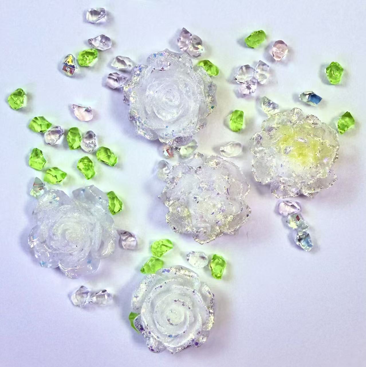 2026 The Season of the Year Flower DIY Charms – Make Your DIY Shine Day & Night! Cute Acrylic Decor for Parties, Gifts & Wristbands