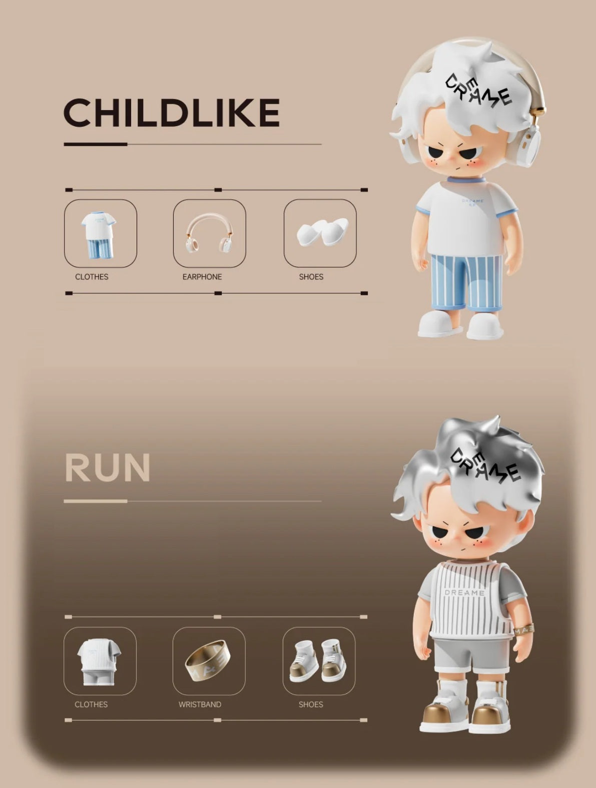 DREAM BOY BLIND BOXES- THE CLASSIC SERIES ACTION FIGURES