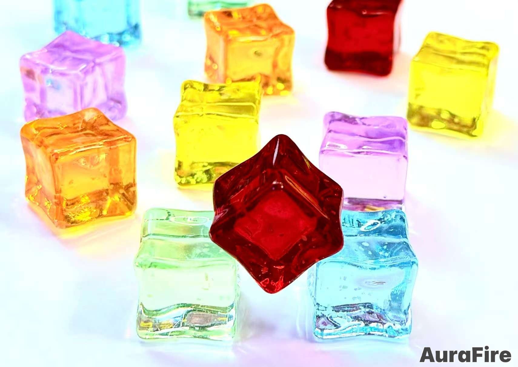 8 Random Packs of Realistic Acrylic Decorative Props for DIY Crafts Vases & Home Decor - Reusable & Colorful