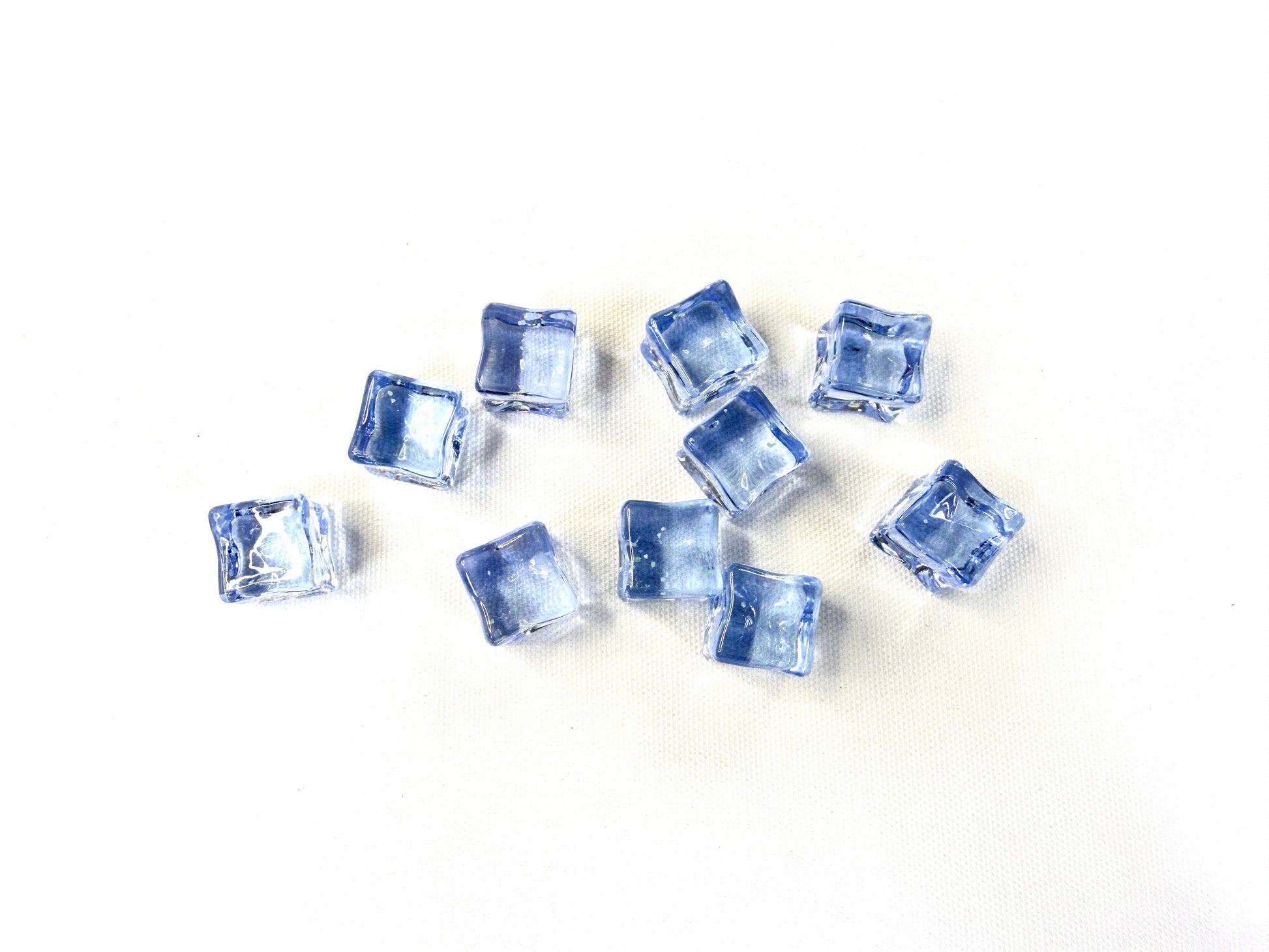 Ocean Theory Glowin Resin Fake Ice Cubes - Boss 56 Packs Realistic Acrylic Decorative Props for DIY Crafts Vases & Home Decor - Reusable & Colorful