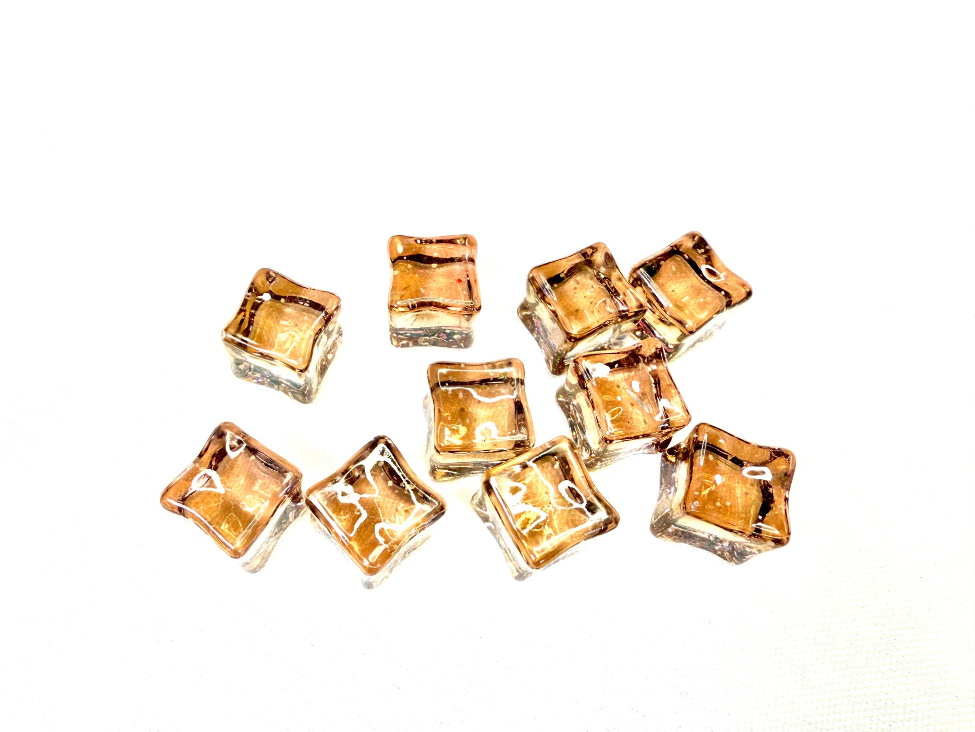 The Story of Rose Glowin Resin Fake Ice Cubes - Boss 56 Packs Realistic Acrylic Decorative Props for DIY Crafts Vases & Home Decor - Reusable & Colorful