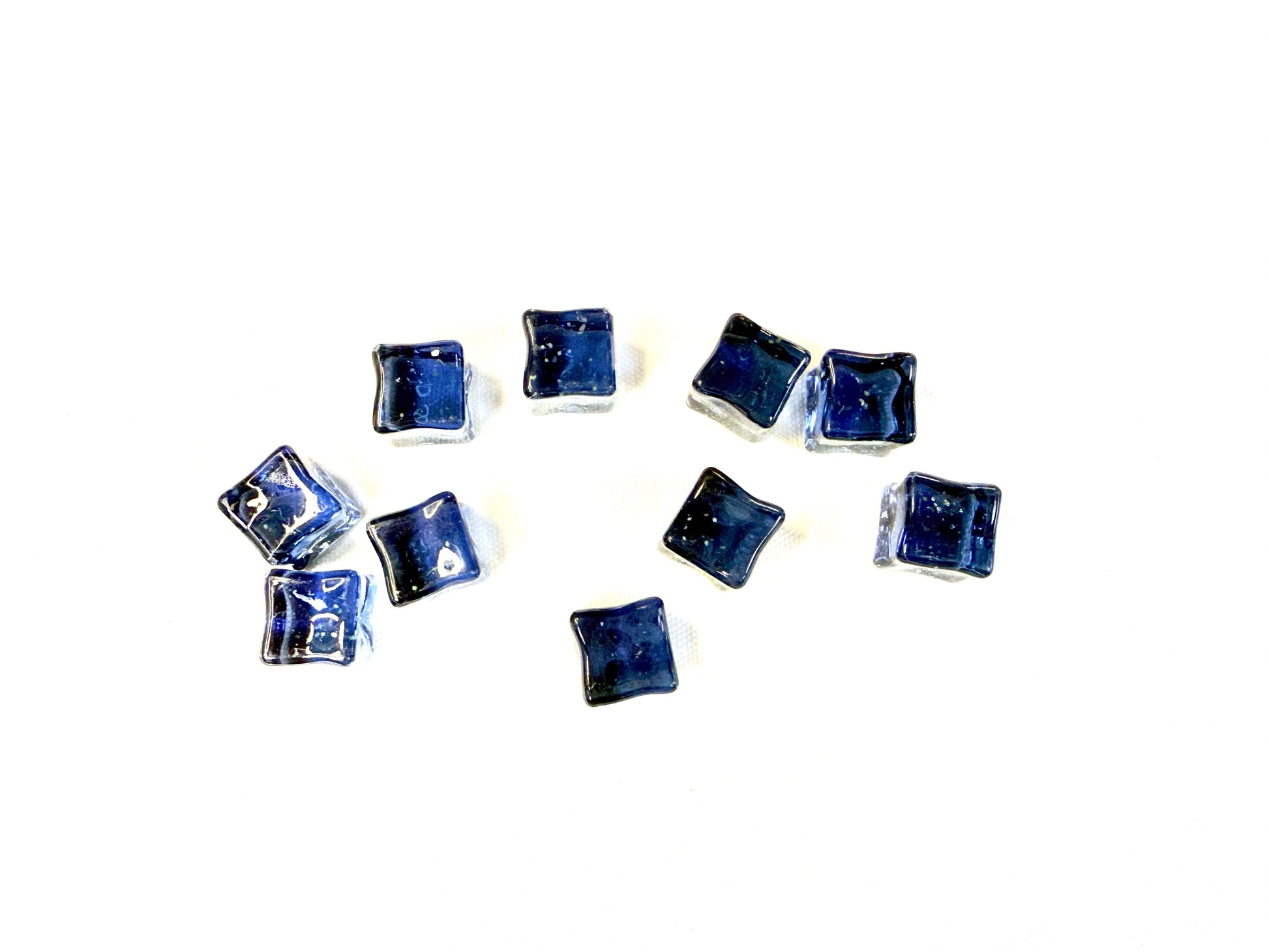 Ocean Theory Glowin Resin Fake Ice Cubes - Boss 56 Packs Realistic Acrylic Decorative Props for DIY Crafts Vases & Home Decor - Reusable & Colorful