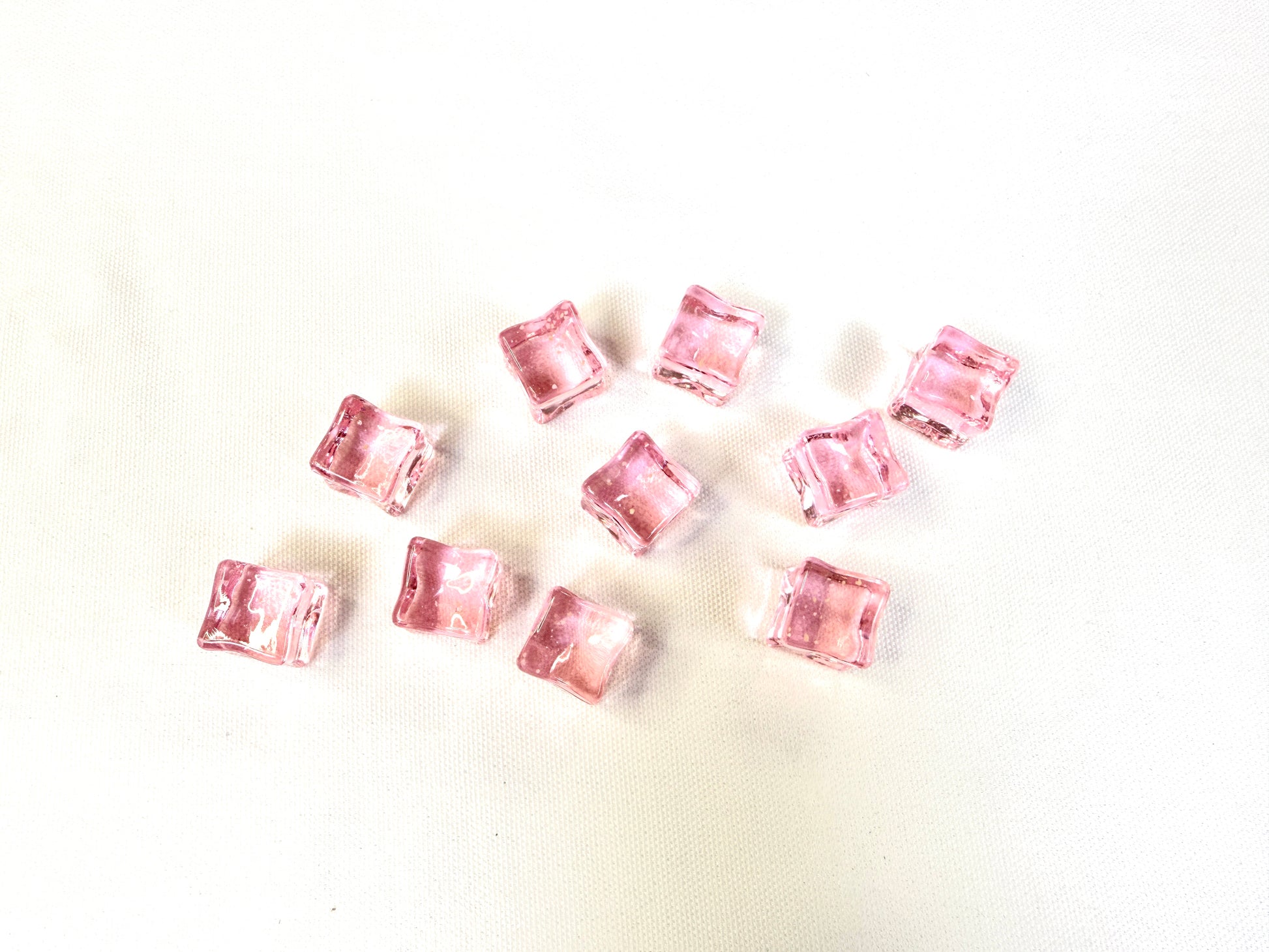 The Mystery of Secret Glowin Resin Fake Ice Cubes - Boss 56 Packs Realistic Acrylic Decorative Props for DIY Crafts Vases & Home Decor - Reusable & Colorful