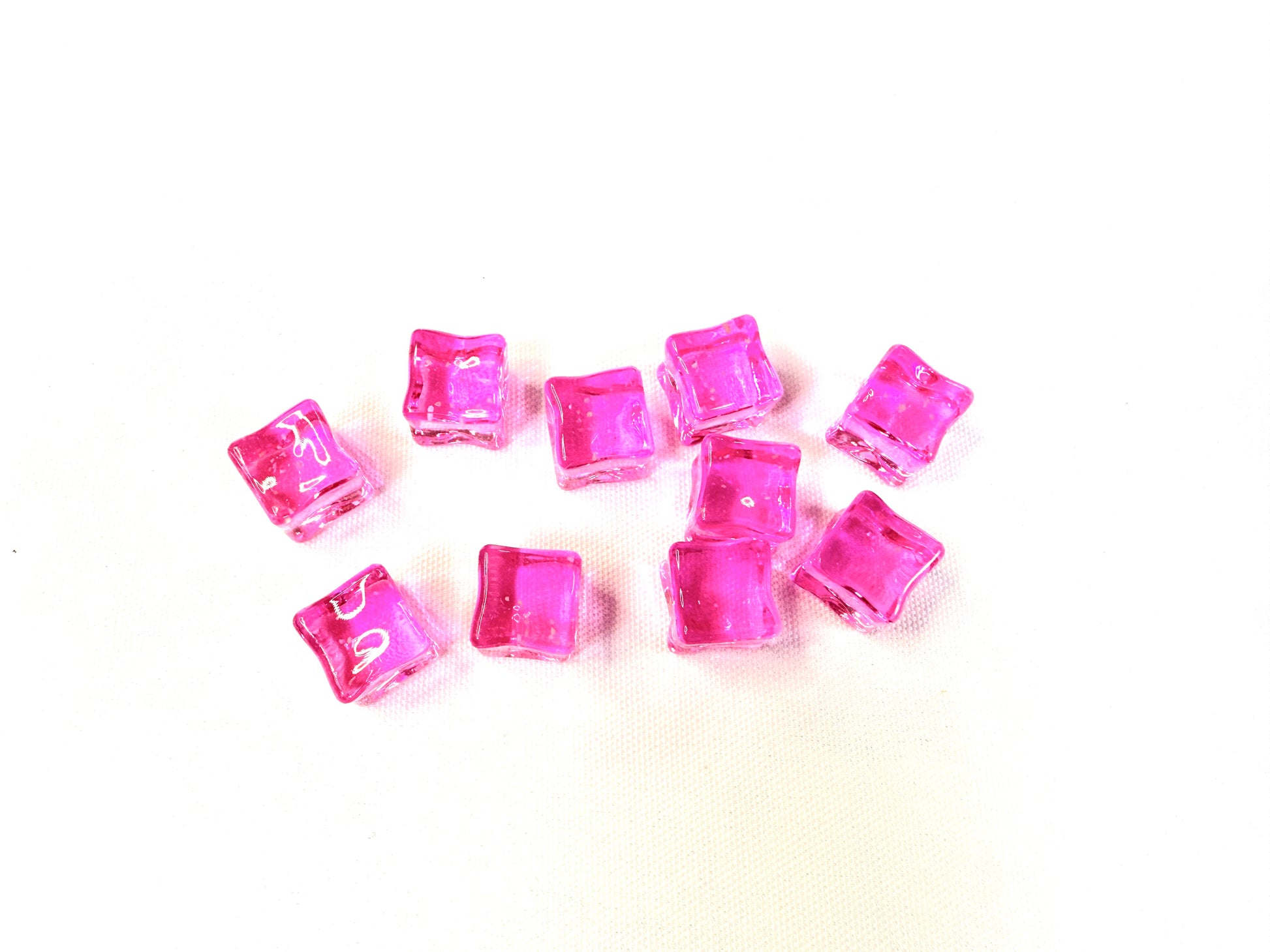 The Mystery of Secret Glowin Resin Fake Ice Cubes - Boss 56 Packs Realistic Acrylic Decorative Props for DIY Crafts Vases & Home Decor - Reusable & Colorful