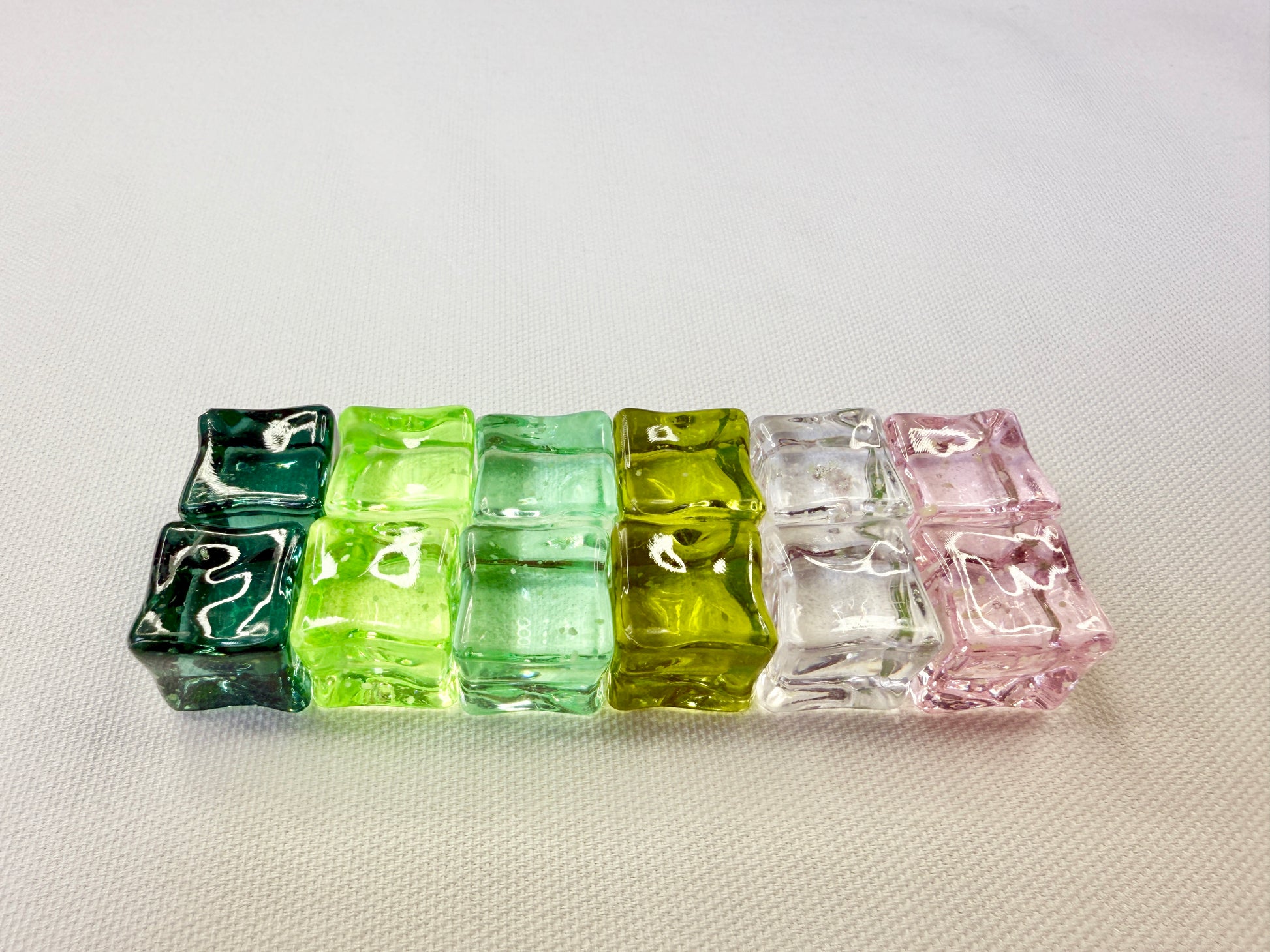 The Lake in the Forest Glowin Resin Fake Ice Cubes - Boss 56 Packs Realistic Acrylic Decorative Props for DIY Crafts Vases & Home Decor - Reusable & Colorful