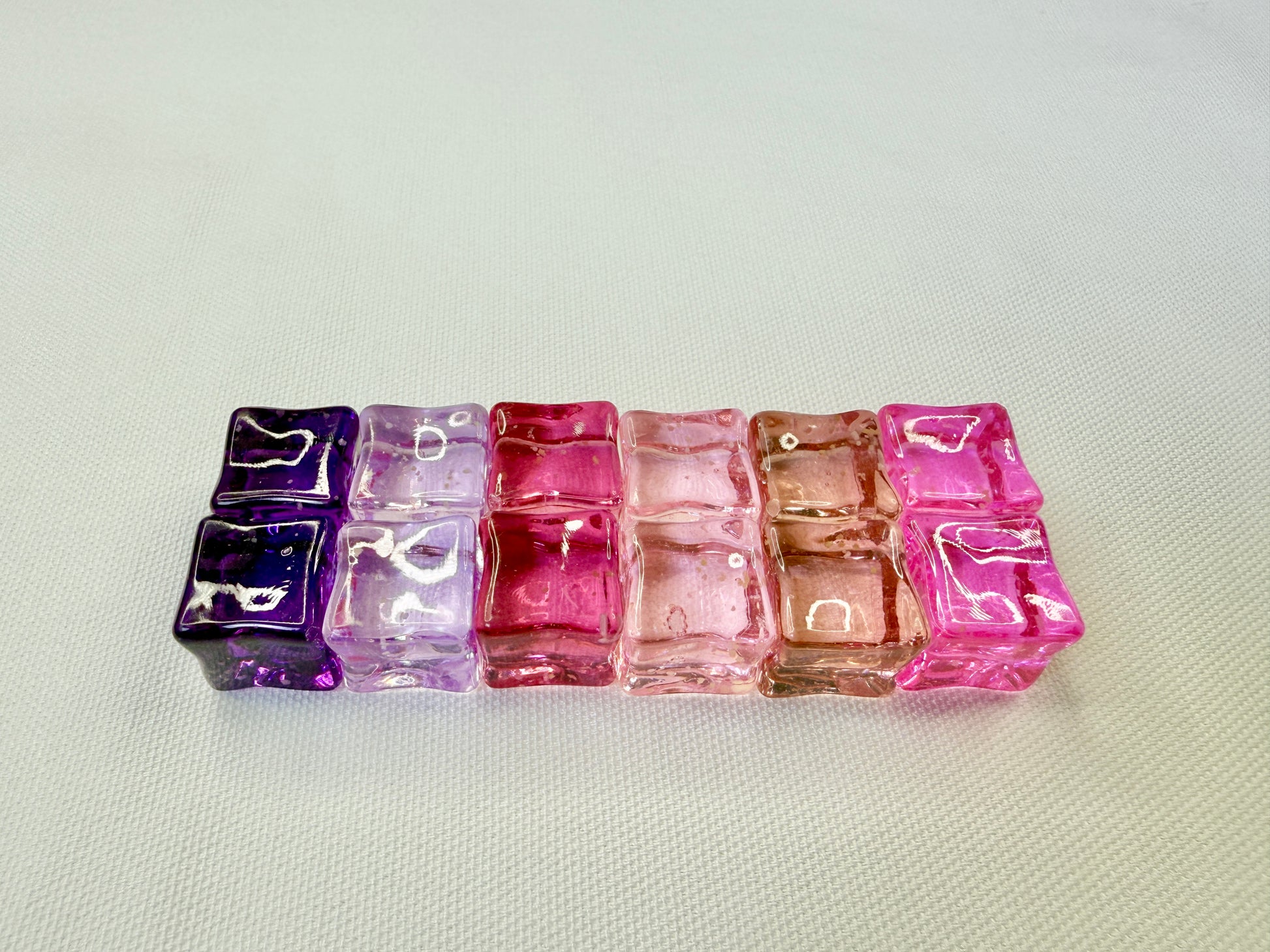 The Mystery of Secret Glowin Resin Fake Ice Cubes - Boss 56 Packs Realistic Acrylic Decorative Props for DIY Crafts Vases & Home Decor - Reusable & Colorful