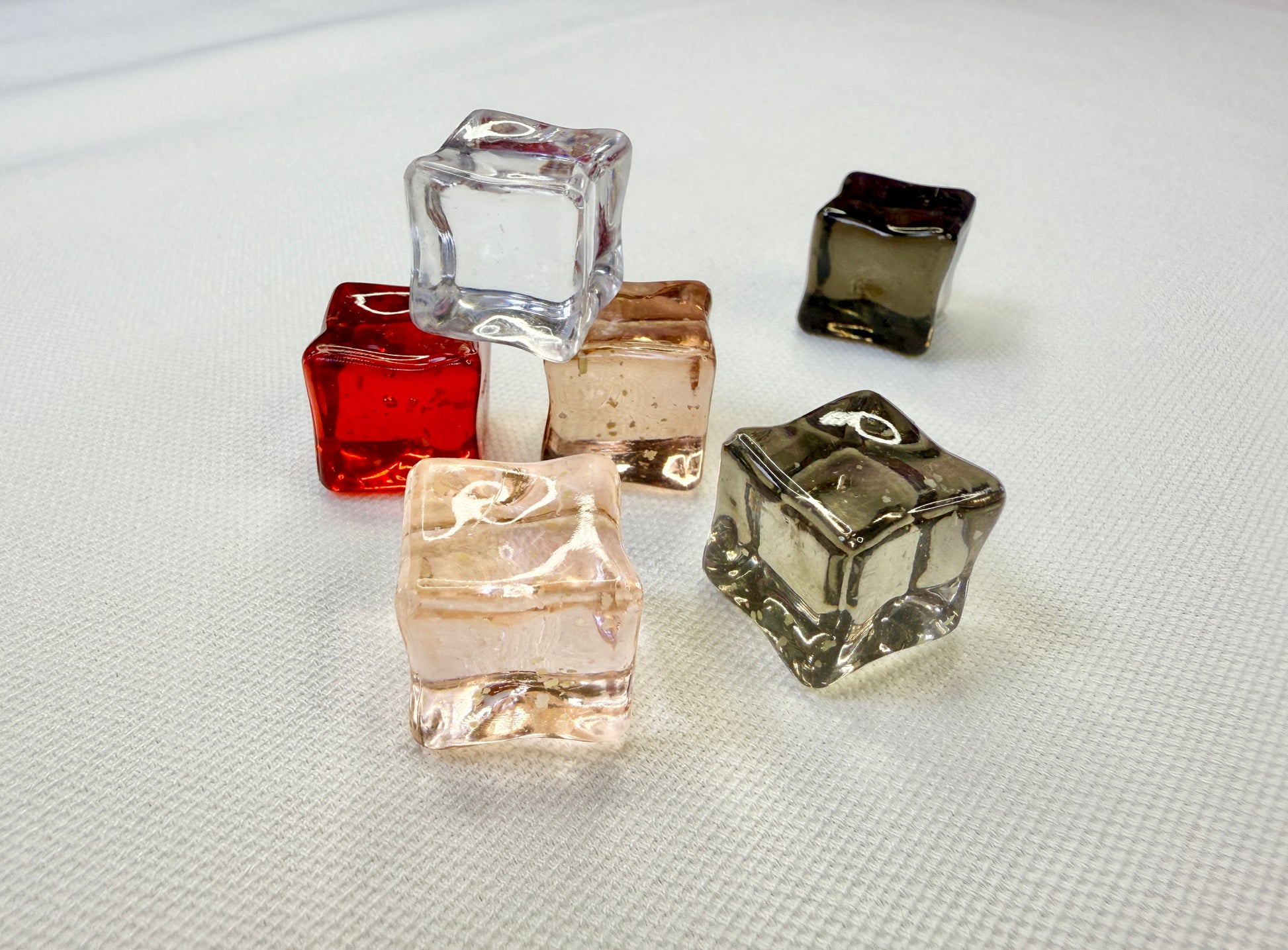 The Story of Rose Glowin Resin Fake Ice Cubes - Boss 56 Packs Realistic Acrylic Decorative Props for DIY Crafts Vases & Home Decor - Reusable & Colorful