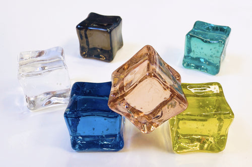 2. The Zen Garden 20 bags Glowin Resin Fake Ice Cubes - Random Packs of Realistic Acrylic Decorative Props for DIY Crafts Vases & Home Decor - Reusable & Colorful